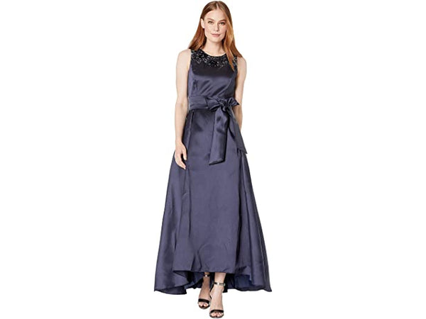 TAHARI by ASL Solid Mikado Ball Gown - Size 6