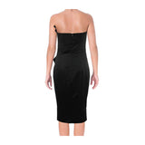Bariano Night Out Pleated Cocktail Dress - Size S