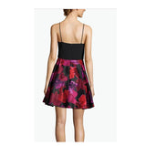 BETSY & ADAM WOMENS FLORAL FIT & FLARE PARTY DRESS - Size 6