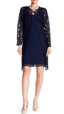 CHETTA B - Women's Lace Jacket Dress - Size 4