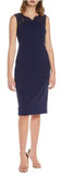 VINCE CAMUTO - Beaded Lace Sheath Dress - Size 6