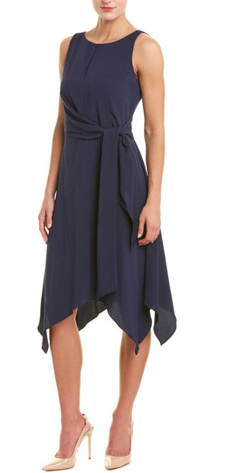 KARL LAGERFELD - Women's Blue Midi Dress - Size 8