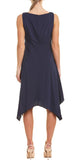 KARL LAGERFELD - Women's Blue Midi Dress - Size 8