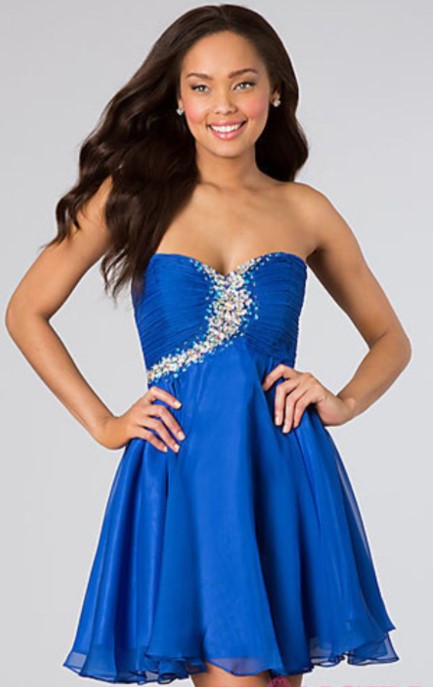 ALYCE PARIS - Homecoming Dress in Royal Blue - Size 6