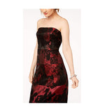 ADRIANNA PAPELL Women's Metallic Strapless Jacqard Ball Gown Dress - Size 6