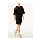 Jessica Howard Women's Lace Capelet Sheath Dress - Size 12