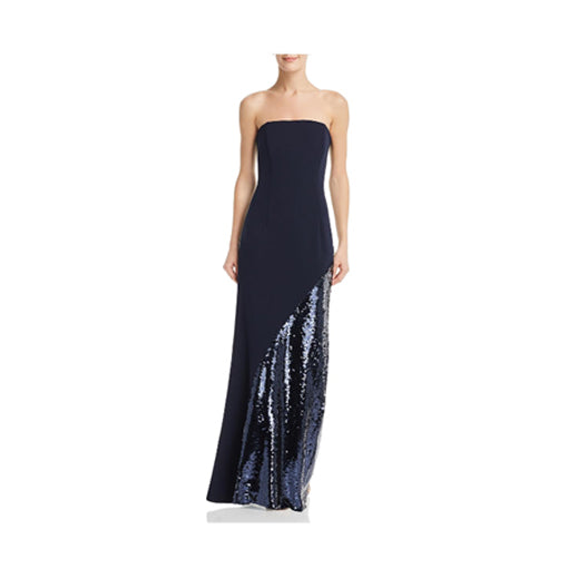 Eliza J Womens Sequined Stapless Evening Dress - Size 2
