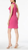 VINCE CAMUTO  Pink Above The Knee Sheath Dress - Size 12