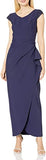 Alex Evenings Women's Slimming Sheath Dress with Embellished Sleeves - Size 8