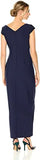 Alex Evenings Women's Slimming Sheath Dress with Embellished Sleeves - Size 8