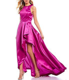 B. DARLIN Magenta Open Back Evening Gown - Size 5