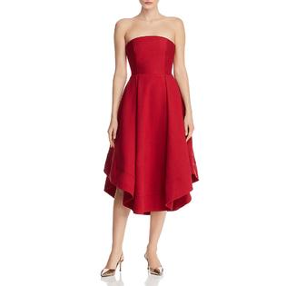 C/MEO COLLECTIVE - Women's Making waves Asymmetric Midi Dress - Size 2