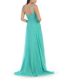 MAY QUEEN Mint Bead-Accent Sweetheart Gown - Size 4