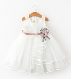 Ai Meng Flower Girls Dress, Ivory Size 7