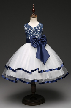 The Wedding Princess DressThe Wedding Princess Dress Blue Flower Girl Dress - Size 6